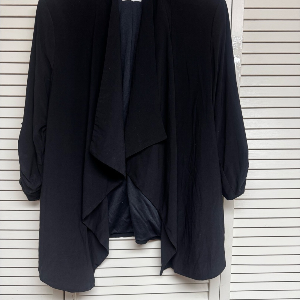 Calvin Klein Black Draped Blazer